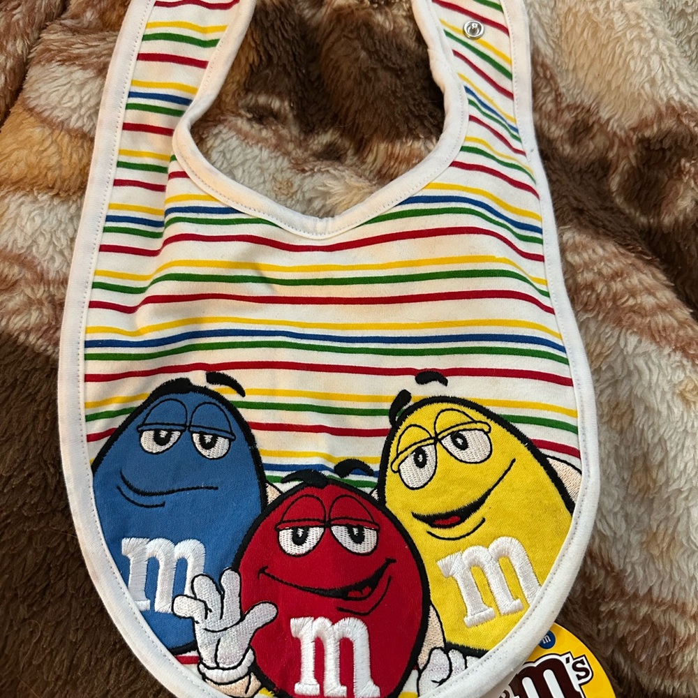 M&M'S Blue, Red and Yellow Bib Fun Accessory